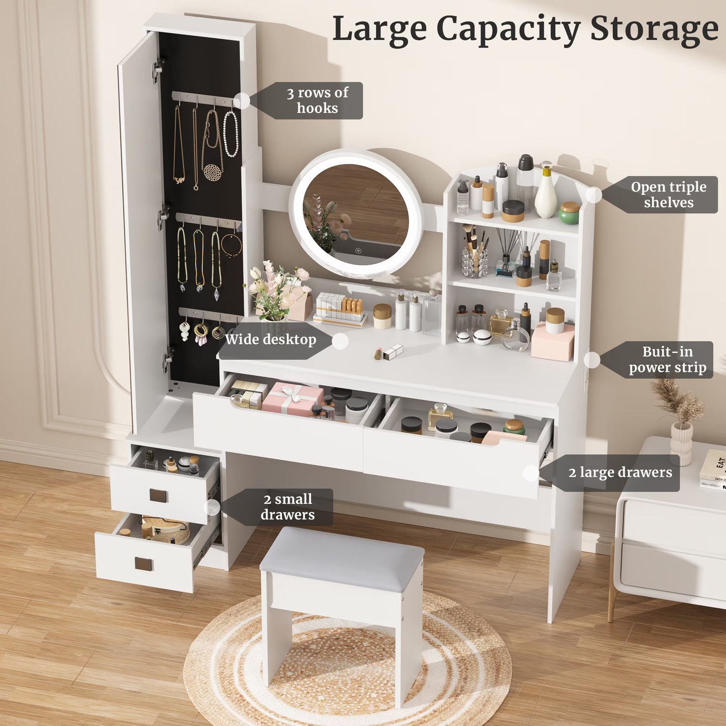 Multi use premium vanity